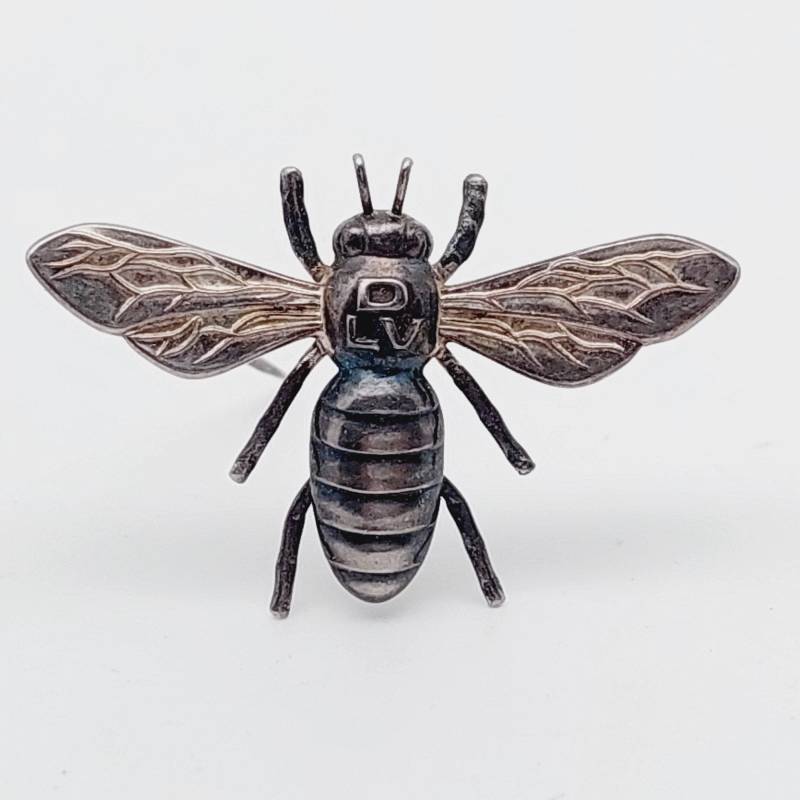 Antike Brosche Insekt Biene 835Er Silber Greifen Kunst Dlv von SchmuckparadiesShop