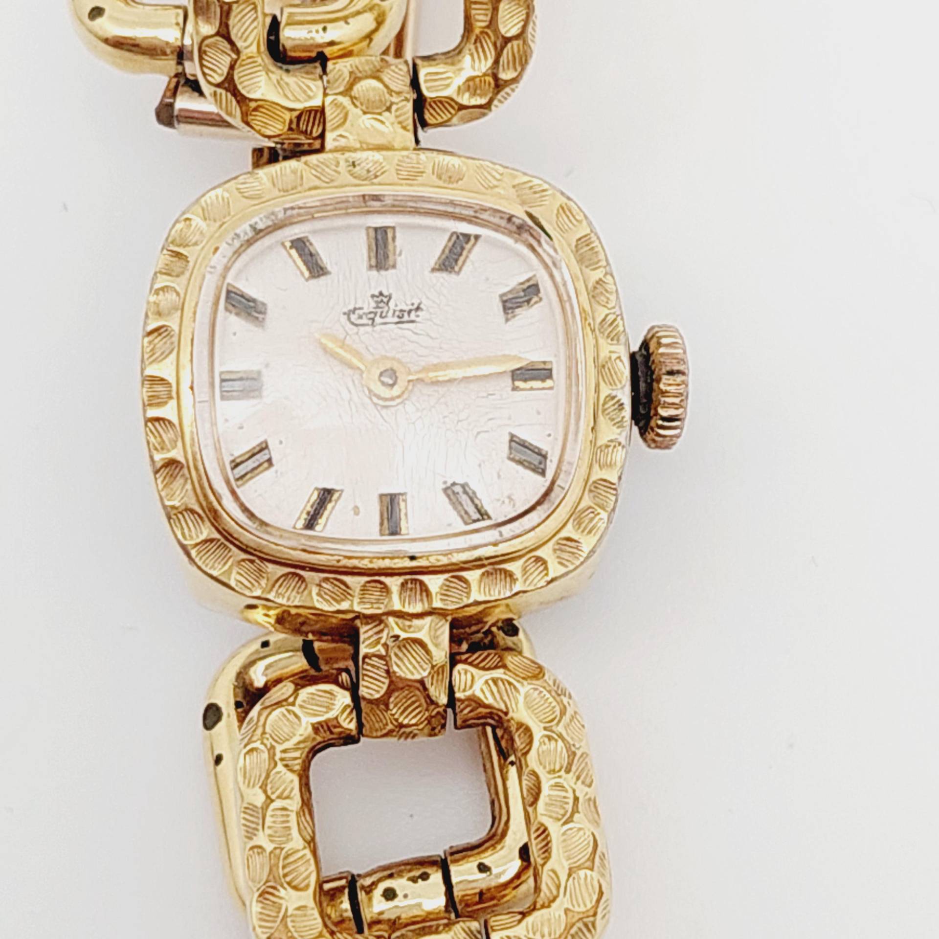 Antike Damenuhr Exquisite Double Armbanduhr Uhr Handaufzug von SchmuckparadiesShop