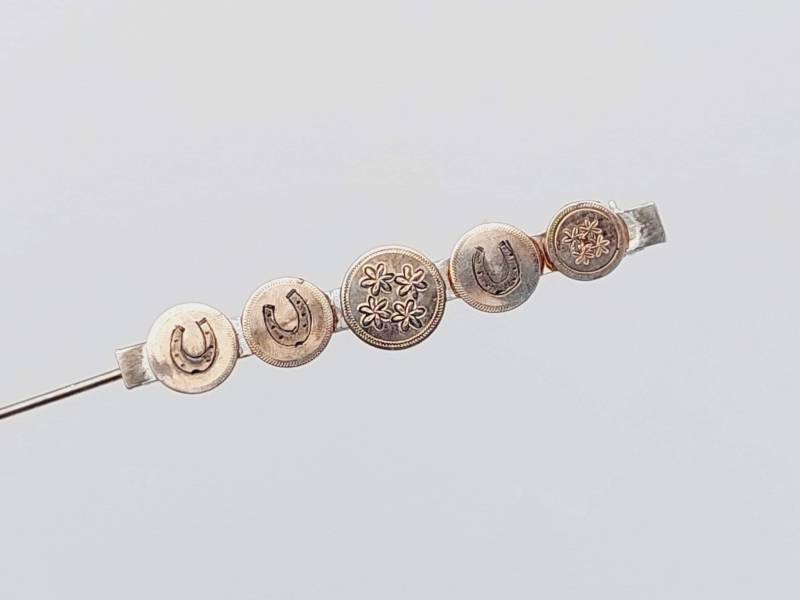 Antike Double Stabbrosche Brosche von SchmuckparadiesShop