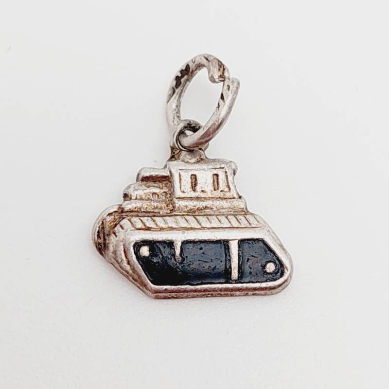 Antiker 835Er Silber Anhänger Panzer Charm Bettelarmband von SchmuckparadiesShop