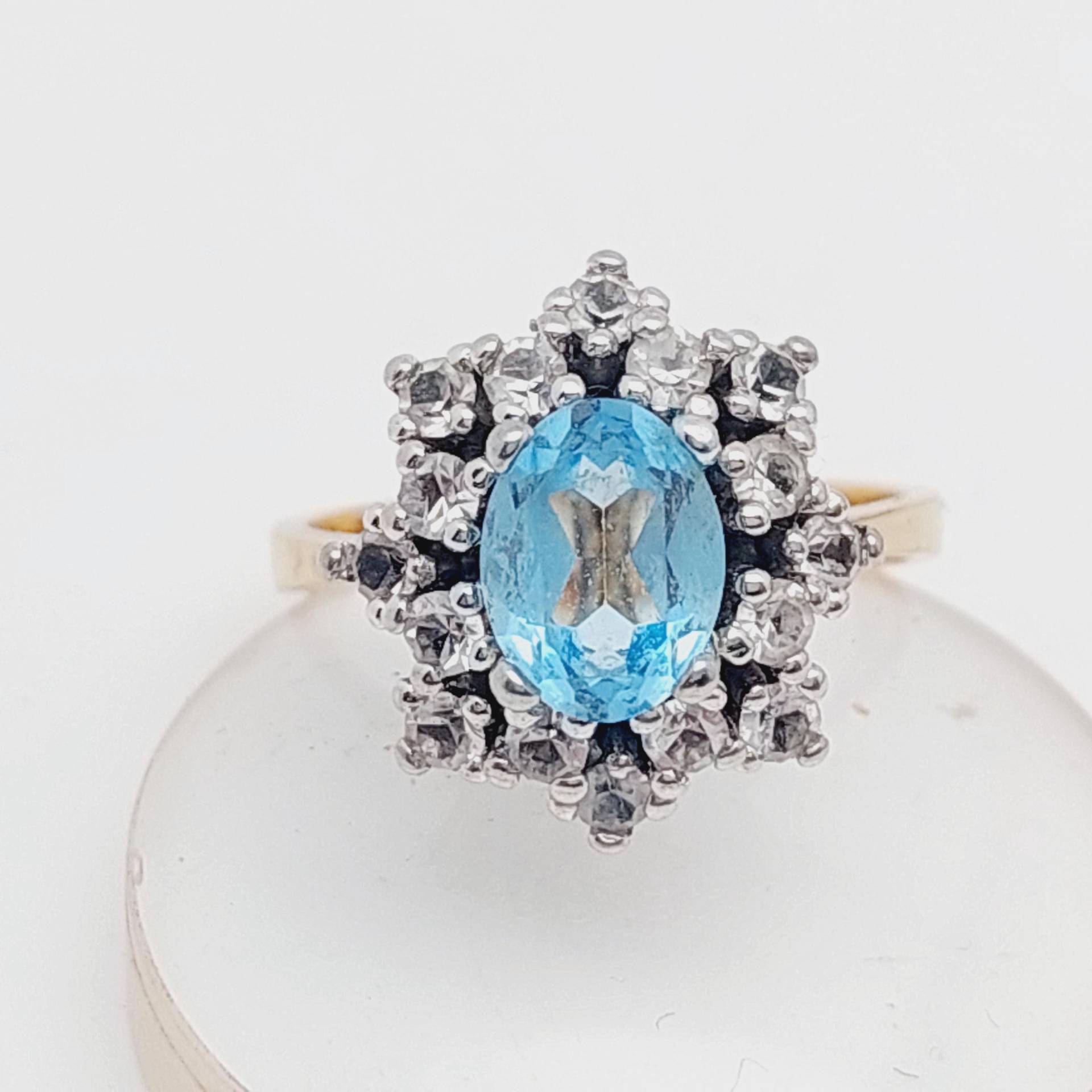 Antiker 925Er Silber Ring Aquamarin Farbender Stein Hellblau Antiker Schmuck Ringgrösse 13 Antiker 925Er Silber Ring Aquamarin Farbender Stein Hellblau Antiker Schmuck Ringgrösse 13 von SchmuckparadiesShop