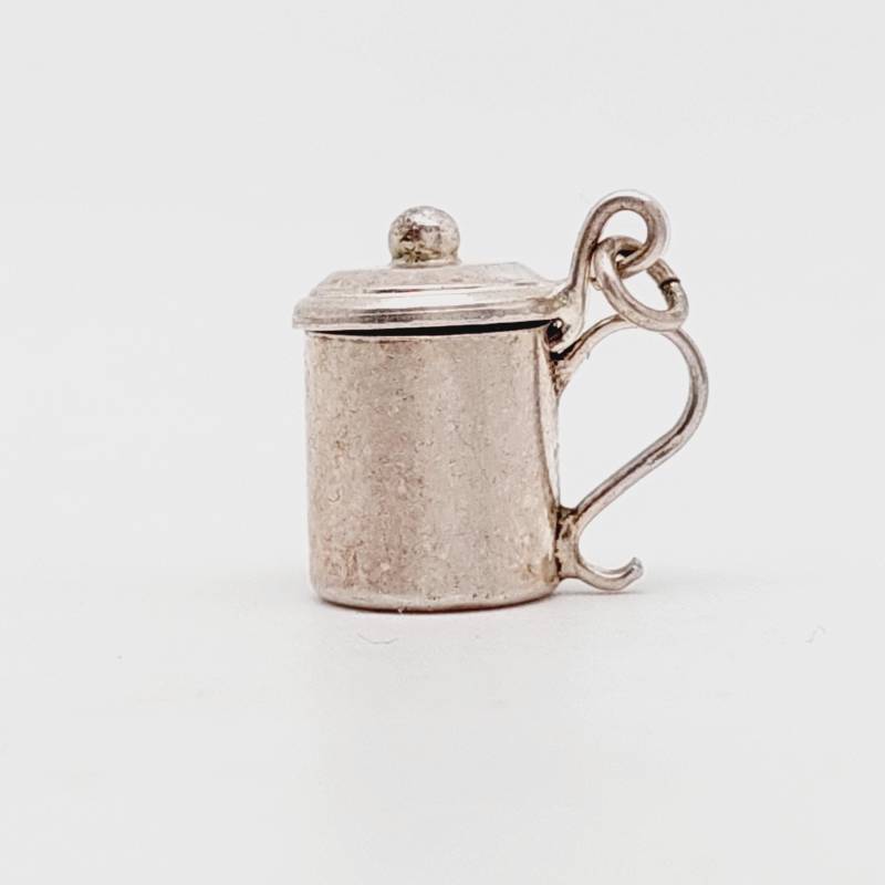 Antiker 935Er Silber Anhänger Bierkrug Bettelarmband Silberanhänger von SchmuckparadiesShop