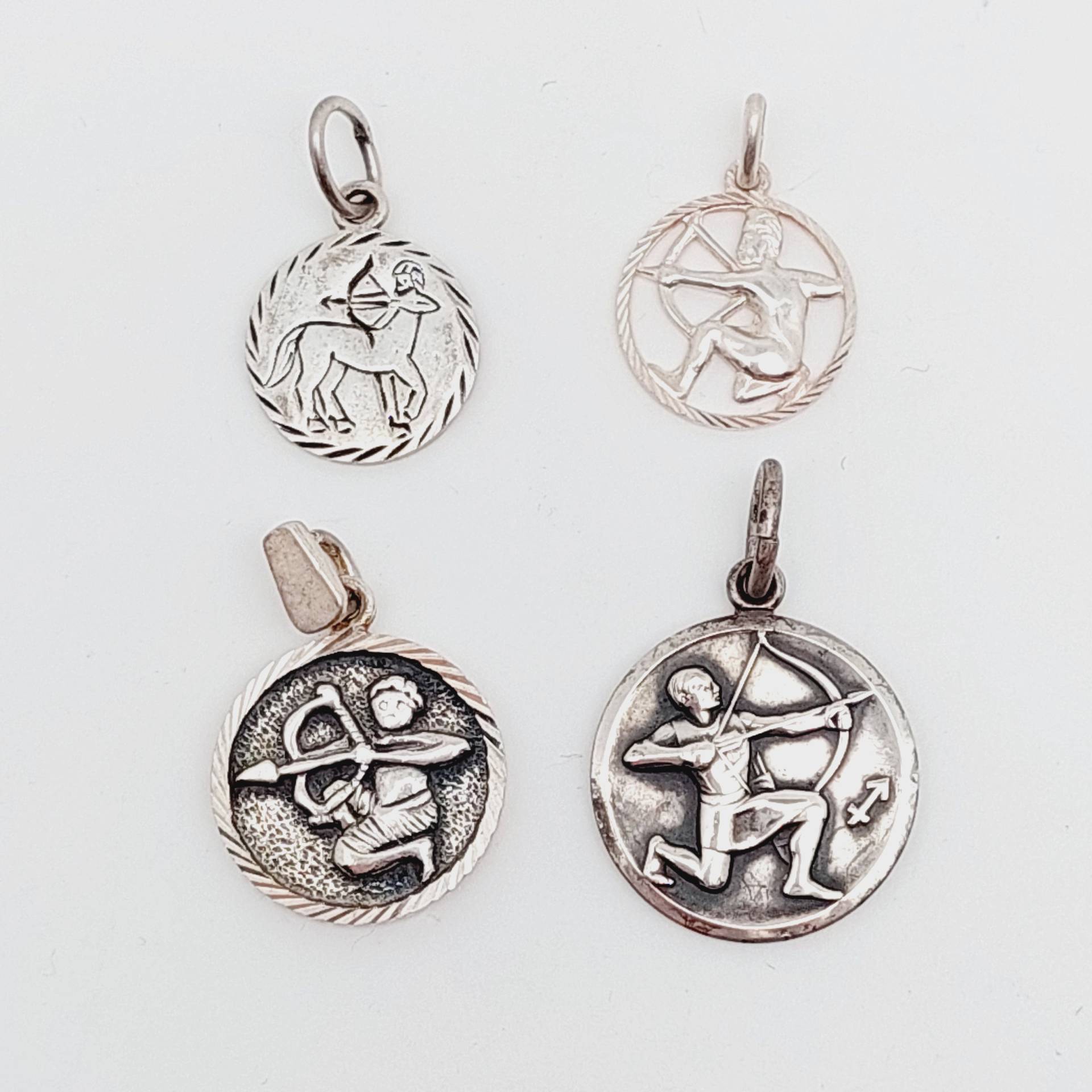 Antiker Anhänger 925Er Vintage Silberanhänger Sternzeichen Schütze von SchmuckparadiesShop
