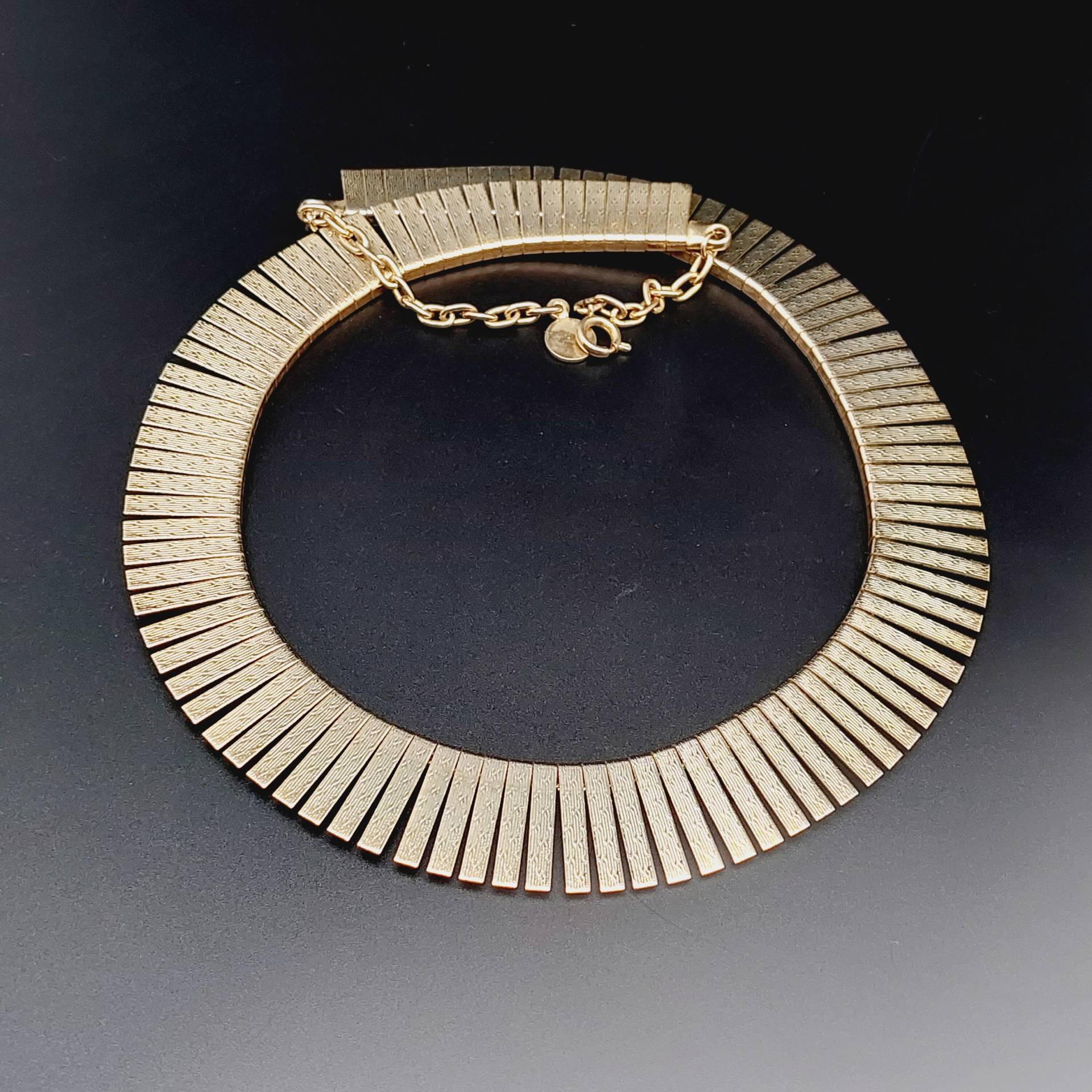 Antikes Double Collier Antiker Modeschmuck Vergoldet Antikes Antikschmuck von SchmuckparadiesShop