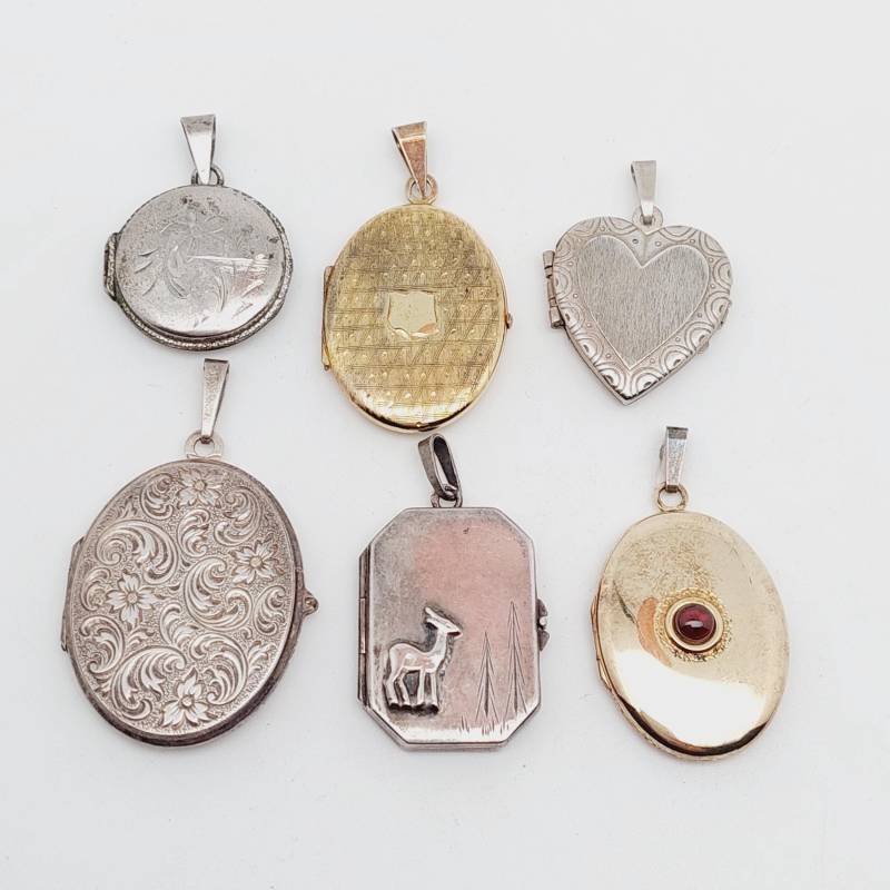 Antikes Medaillon 800Er - Sterling Silber Anhänger Geschenk Verlobungsgeschenk Oval Barock Rokoko Mit Bild von SchmuckparadiesShop