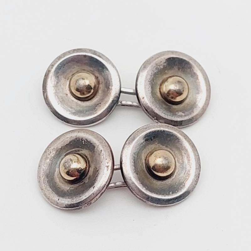 Art Deco Manschettenknöpfe Antike 835 Silber von SchmuckparadiesShop