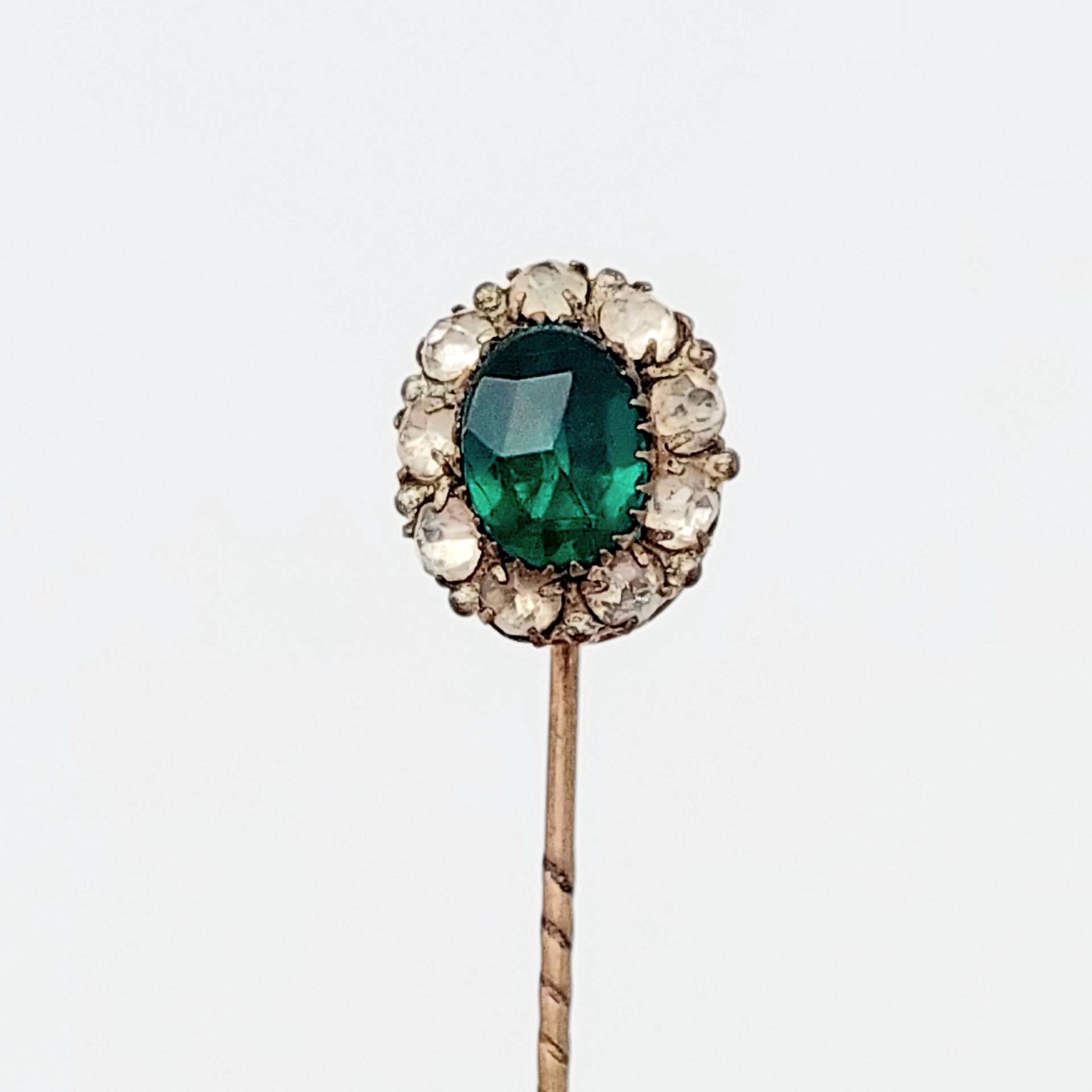Biedermeier Krawattennadel Goldfarbe Tombak Anstecknadel Reversnadel Nadel Mit Strass Steinen Antik Biedermeier Krawattennadel Goldfarbe Tombak Anstecknadel Reversnadel Nadel Mit Strass Steinen Antik von SchmuckparadiesShop