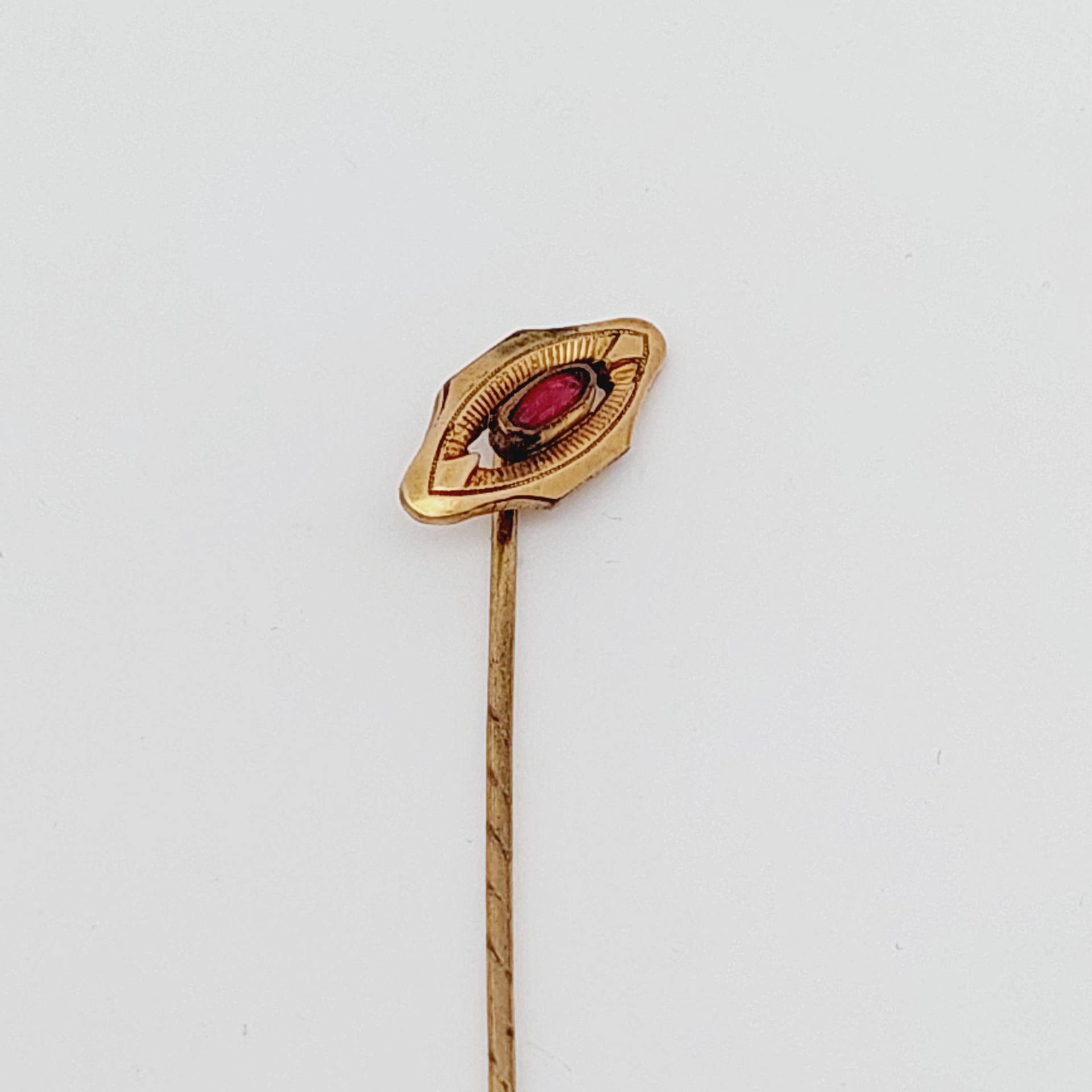 Biedermeier Krawattennadel Granat Goldfarbe Ameriken Double Anstecknadel Reversnadel Nadel Mit Roten Stein Antik Biedermeier Krawattennadel Granat Goldfarbe Ameriken Double Anstecknadel Reversnadel Nadel Mit Roten Stein Antik von SchmuckparadiesShop