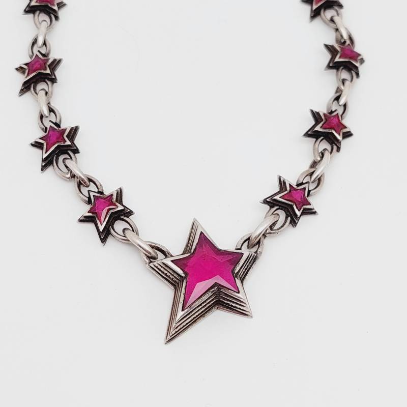 Elfcraft Vintage Sterling Halskette 925 Collier Designer Schmuck Mid-Century Silberkette von SchmuckparadiesShop