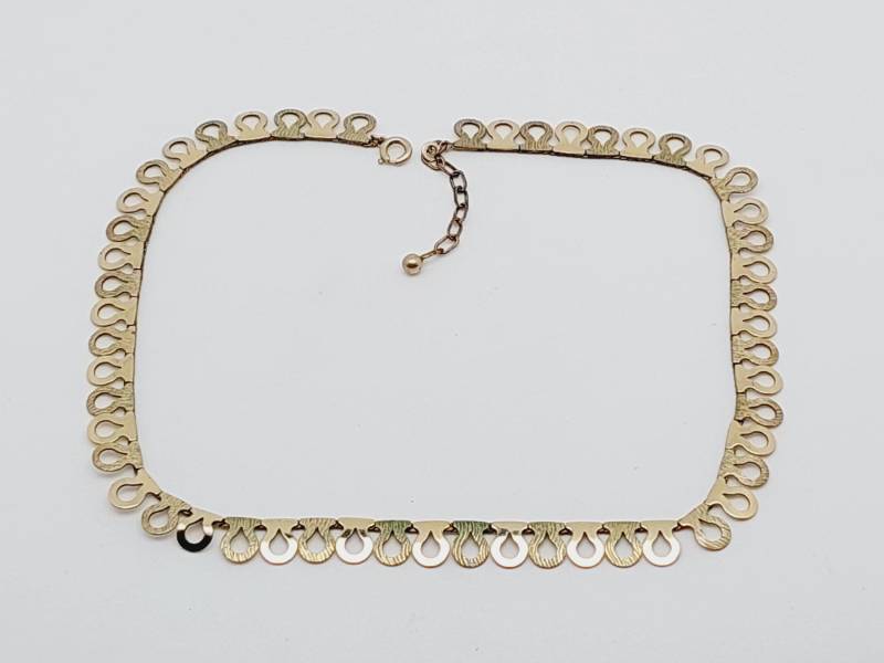 Jugendstil Amerik Double Collier Antike Kette Vergoldet Antikes Antikschmuck von SchmuckparadiesShop