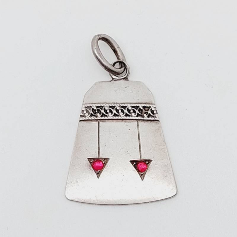 Jugendstil Antiker 800 Silber Anhänger Granat Filigranschmuck Blumen Charm Jugendstil Antiker 800 Silber Anhänger Granat Filigranschmuck Blumen Charm von SchmuckparadiesShop