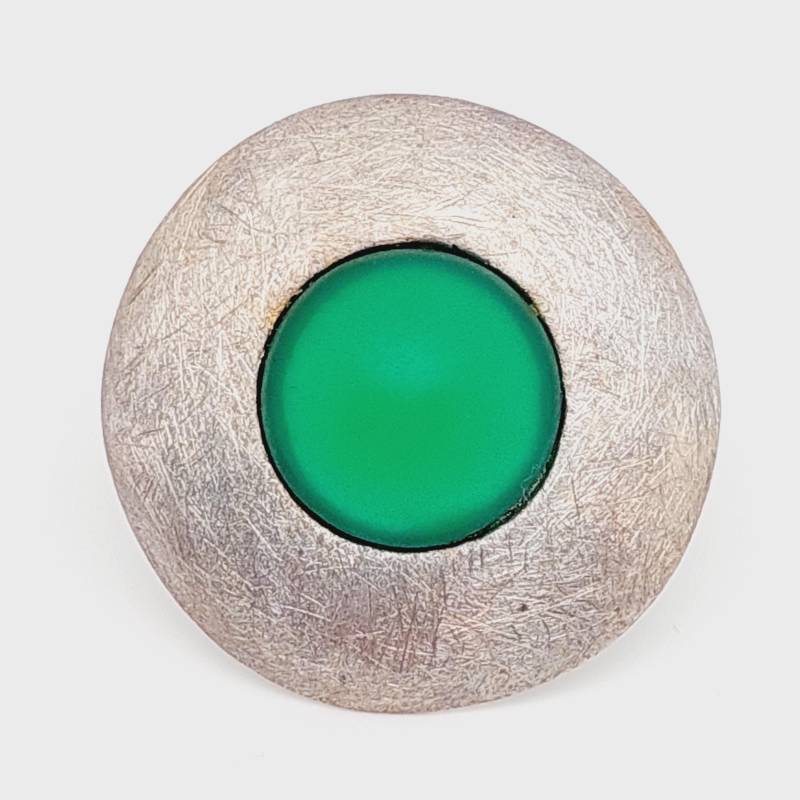 Mid-Century Silber Brosche Anhänger Schmuck Modernes Design 925 Designer von SchmuckparadiesShop