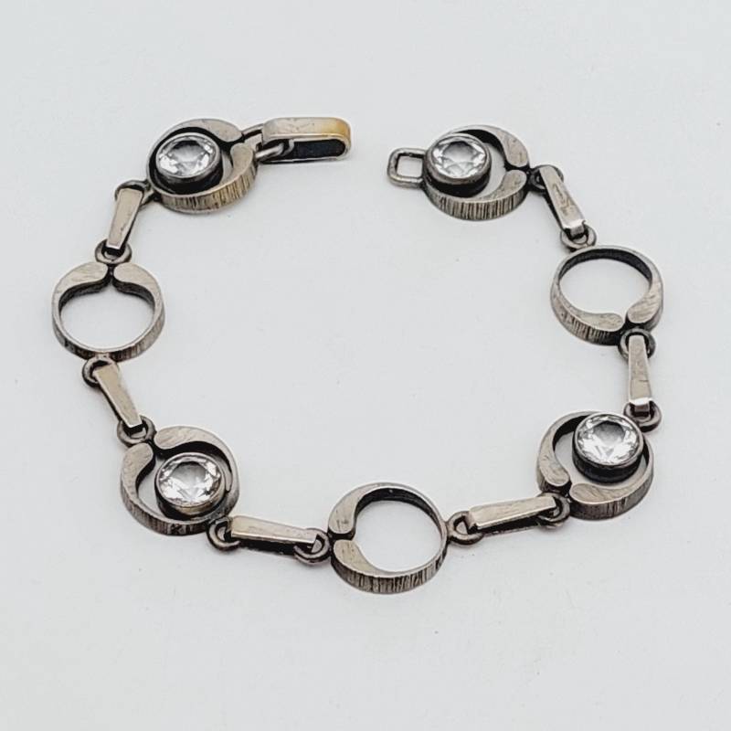 Sten Laine Sterling Armband Mid Century Finnland 925Er Silber Skandinavien Design Karl von SchmuckparadiesShop