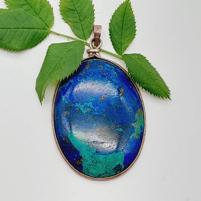 Türkis Anhänger 925 Sterling Silber Banded Edelstein Halskette Handmade Schmuck Geschenk Für Sie Ihn von SchmuckparadiesShop