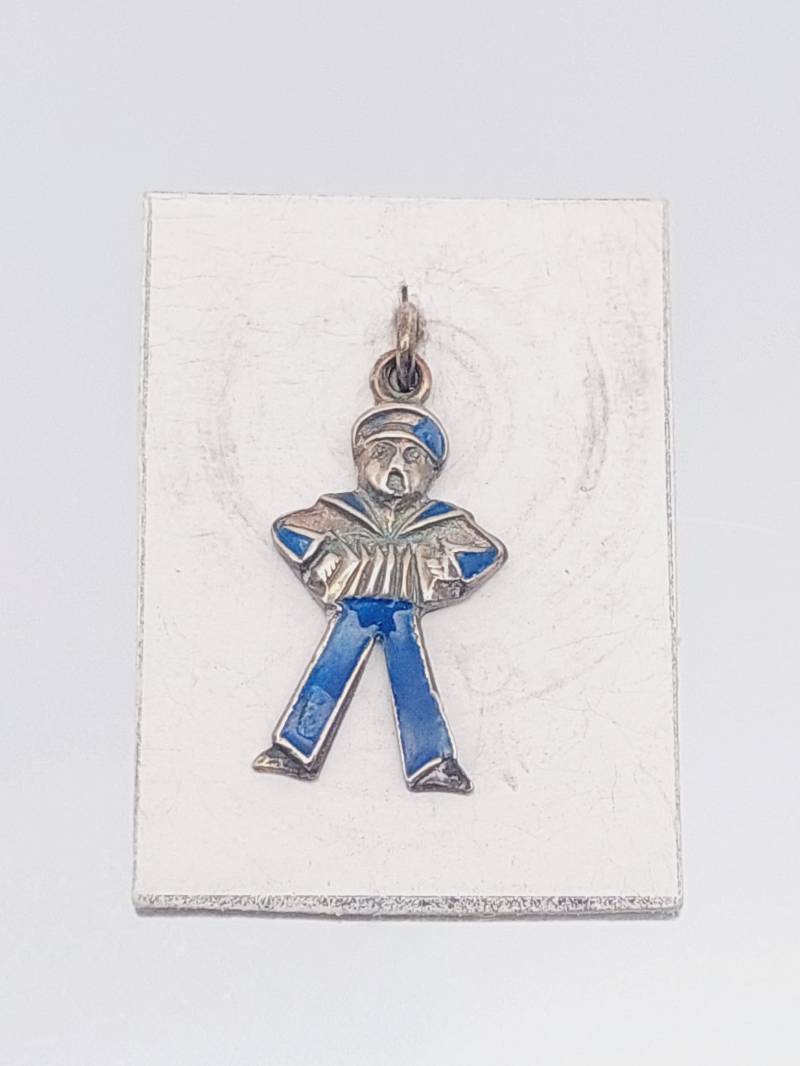 Email Anhänger Seemann Matrose Bettelarmband Charm Silberanhänger von SchmuckparadiesShop