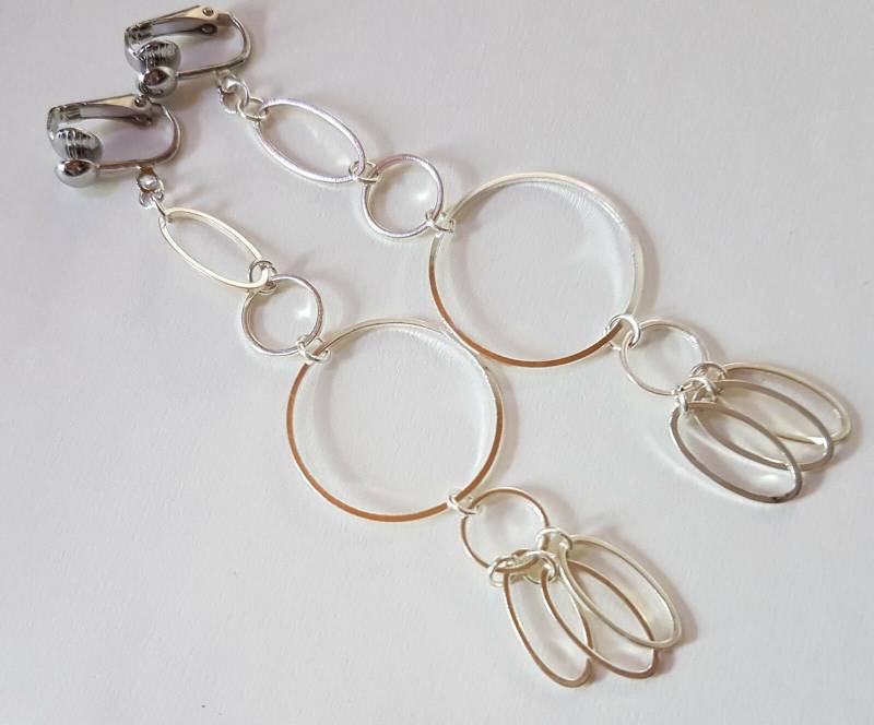 Ohrclips Clips Lang von Schmuckperle3000