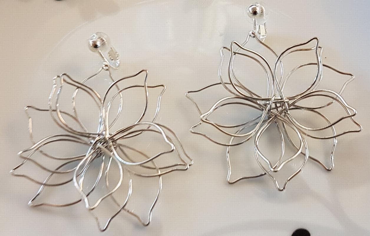 Grosse Statement Ohrclips von Schmuckperle3000