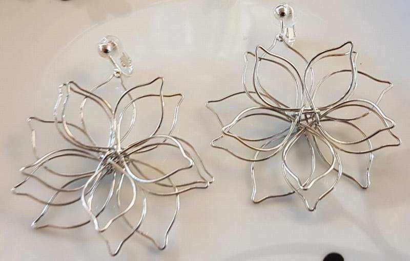 Grosse Statement Ohrclips von Schmuckperle3000