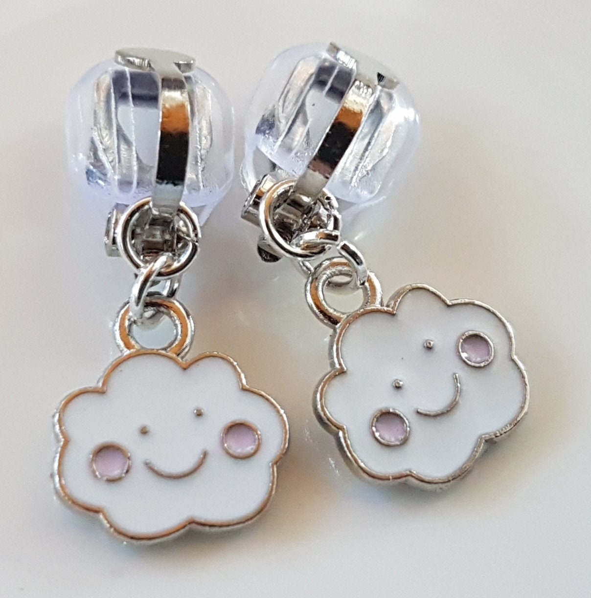 Kinderohrclips Clips Mit Kleine Wolken von Schmuckperle3000