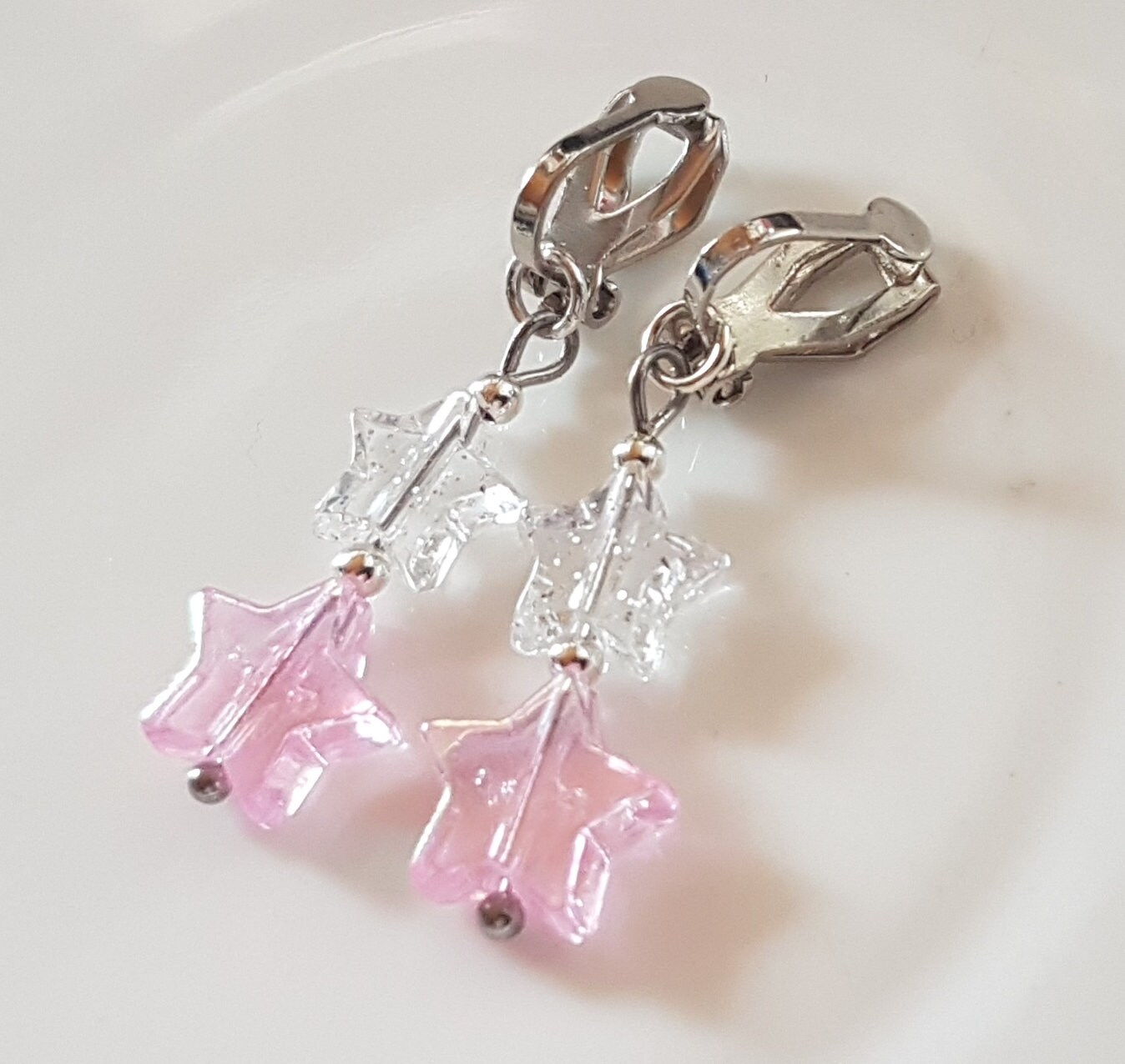 Kinderohrclips Mit Sterne von Schmuckperle3000