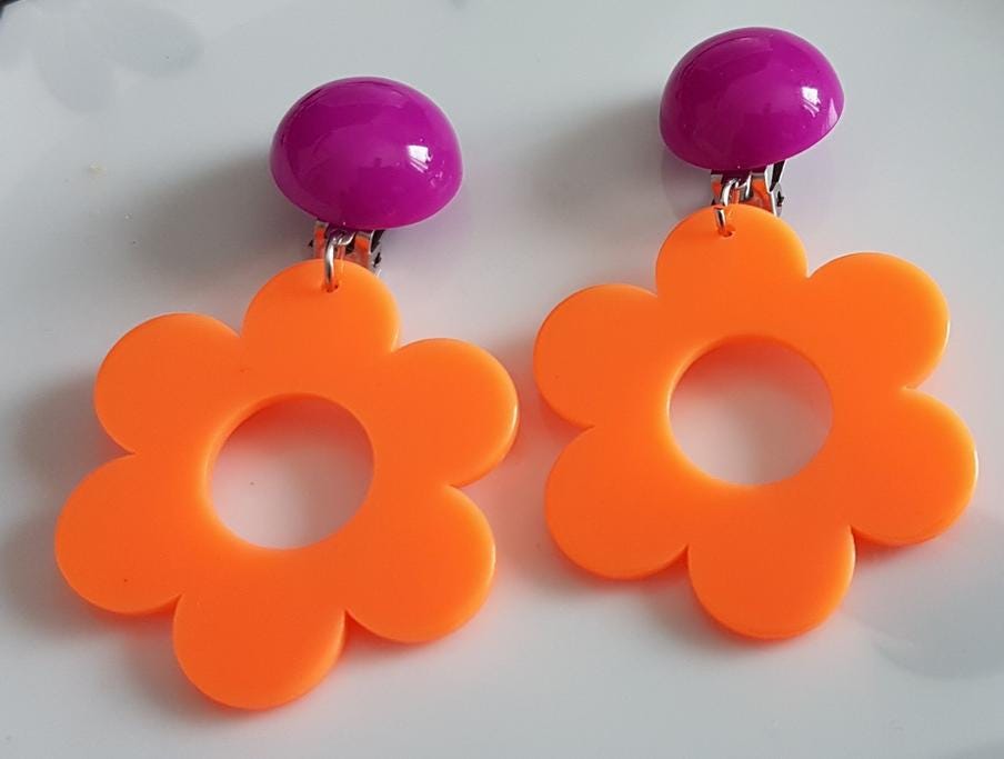Ohrclips Mit Blumen Ohrclips Mit Blumen von Schmuckperle3000