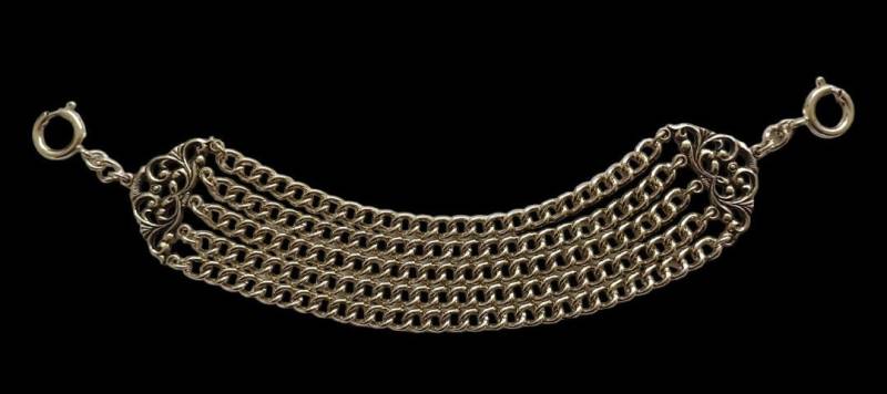 1x Dirndl Charivari Kette 20cm, Oktoberfest Trachtenschmuck Wiesn #42592 von Schmuckstadel24