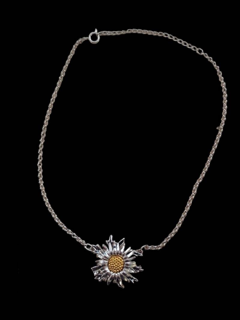 1x Stilvolle Trachtenschmuck Kette Distel Edelweiss Blachian, Oktoberfest, Dirndl von Schmuckstadel24