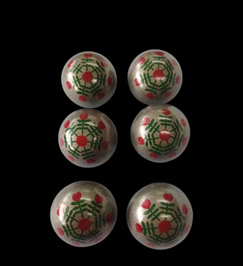 6x Silber, Golfarbene Motiv Trachtenknöpfe Aus Metall Größe 18mm-28mm, Oktoberfest, Metalltrachtenknöpfe #11625210 von Schmuckstadel24