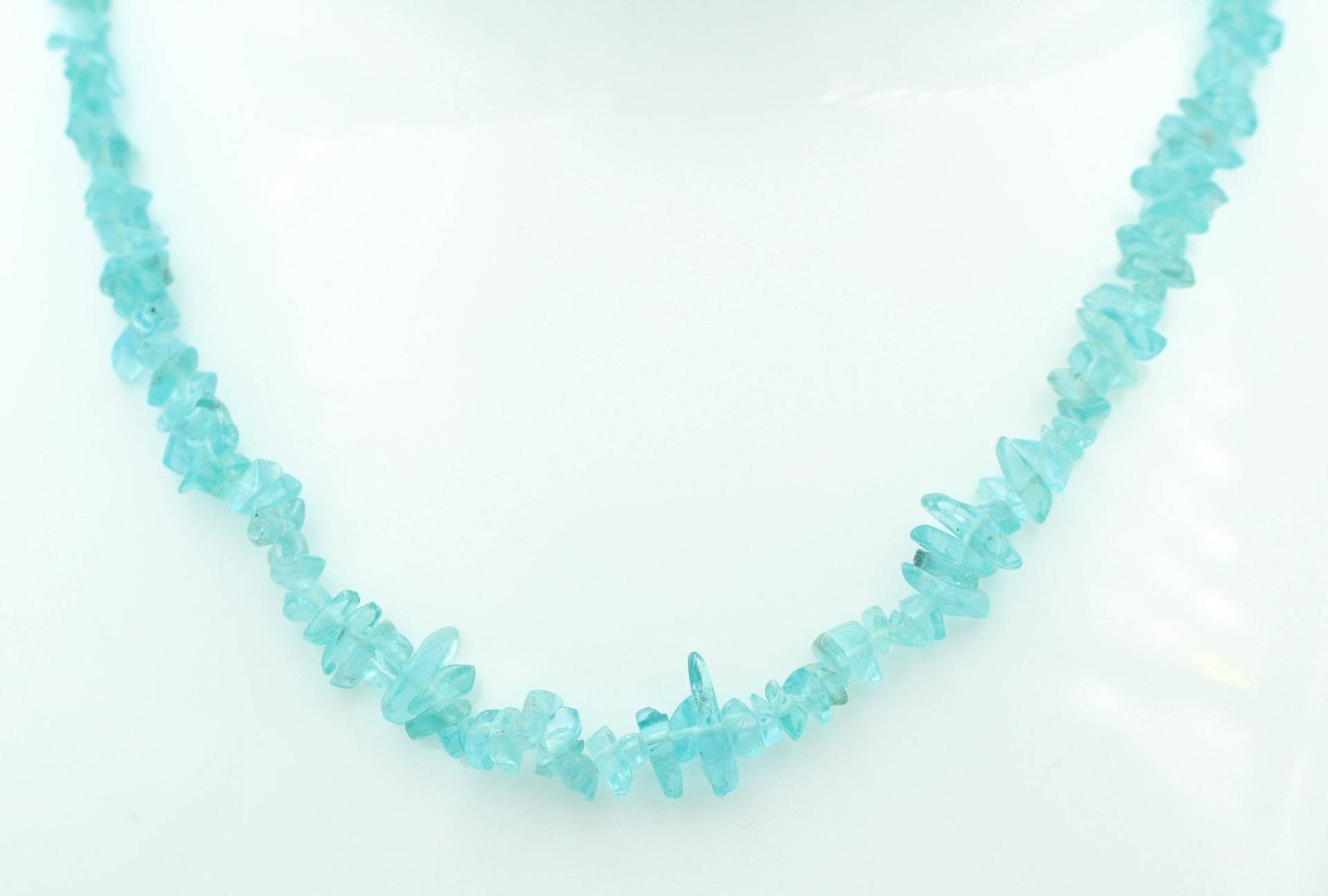 32 Carat Neon Apatit Collier Kette Splitterkette 925 Sterling Silber Top 32 Carat Neon Apatit Collier Kette Splitterkette 925 Sterling Silber Top von Schmucktime