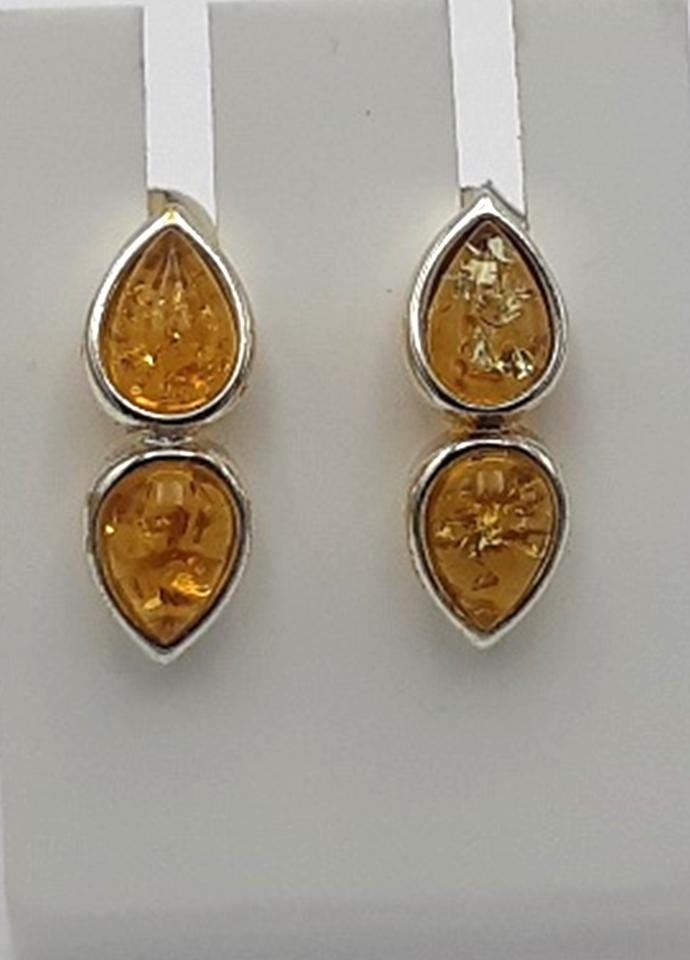 Bernsteinohrstecker 925 Silber Bernstein Ohrschmuck Edel Grüner Modern Bernsteinohrstecker 925 Silber Bernstein Ohrschmuck Edel Grüner Modern von Schmucktime