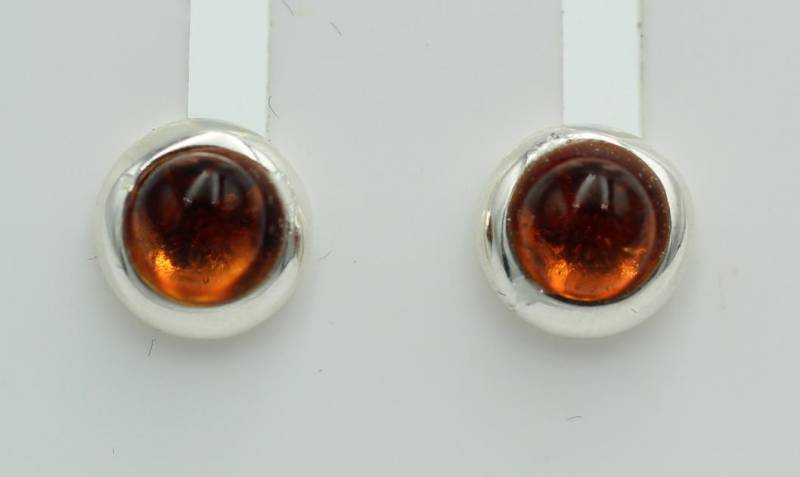 Design Bernstein Ohrstecker 925 Silber Bernsteinohrschmuck Top Edel von Schmucktime