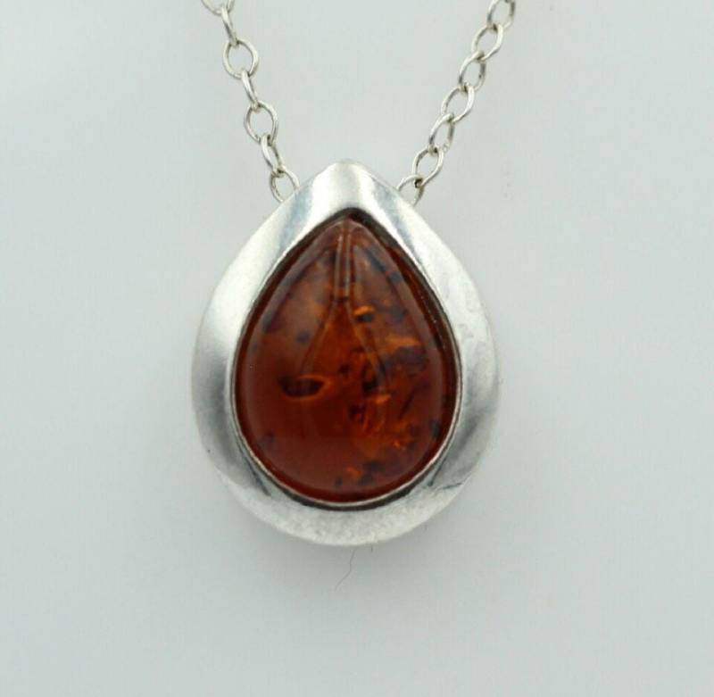 Designer Bernstein Anhänger 925 Silber Collier Kette Bernsteinanhänger Top Edel Designer Bernstein Anhänger 925 Silber Collier Kette Bernsteinanhänger Top Edel von Schmucktime