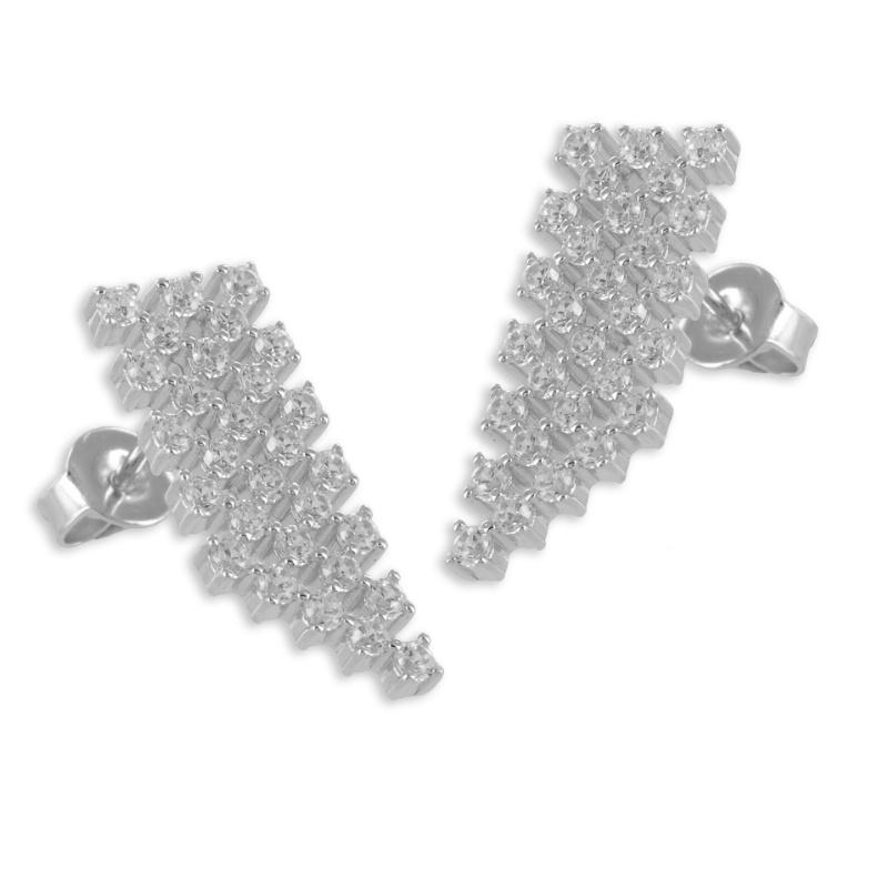 Ohrstecker Mit 58 Zirkonia Echt Silber 925/000 Ohrschmuck Ohrstecker Mit 58 Zirkonia Echt Silber 925/000 Ohrschmuck von Schmucktime