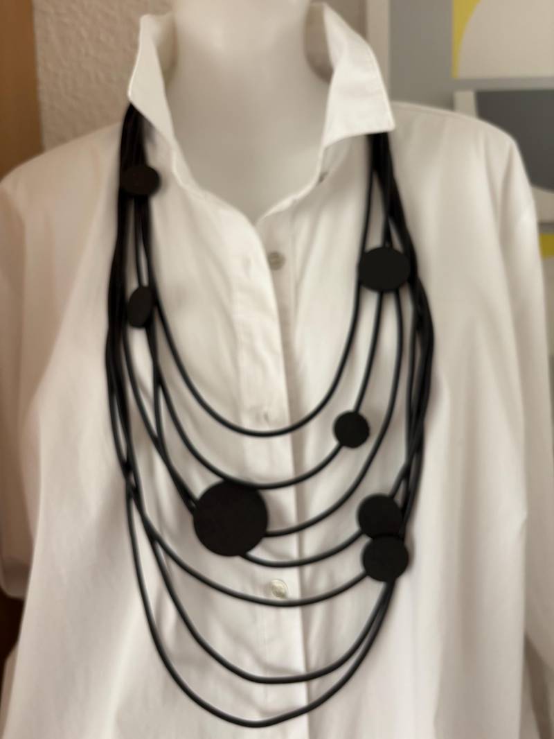 Kautschuk Kette Lang von Schmuckvomfeinsten