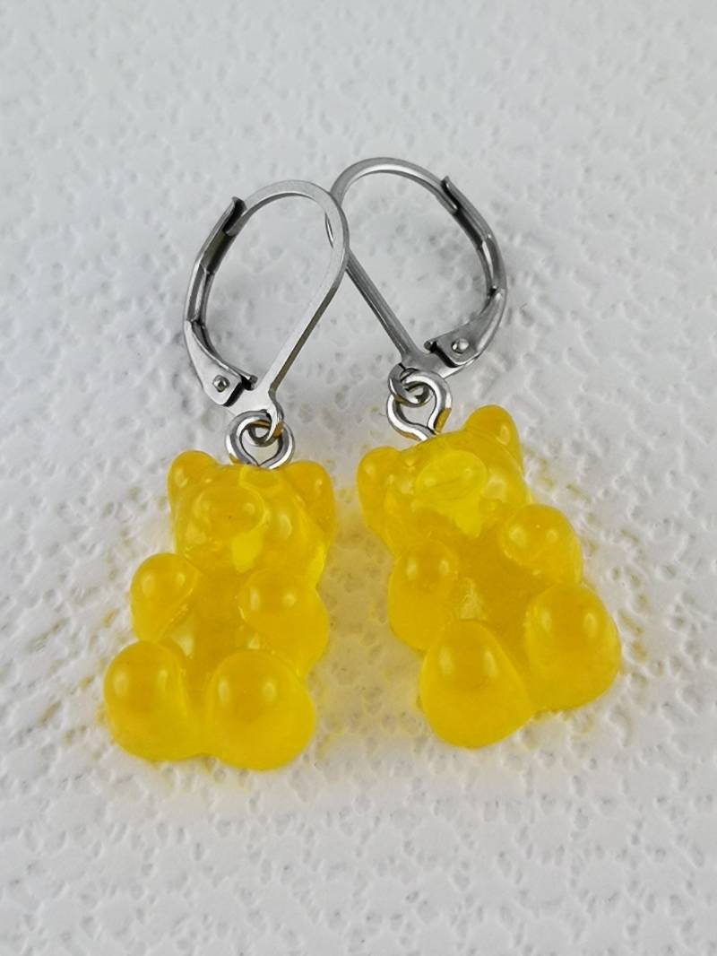 Gummibärchen Design Hängeohrringe Verschiedene Farben von SchmuckwerkDresden