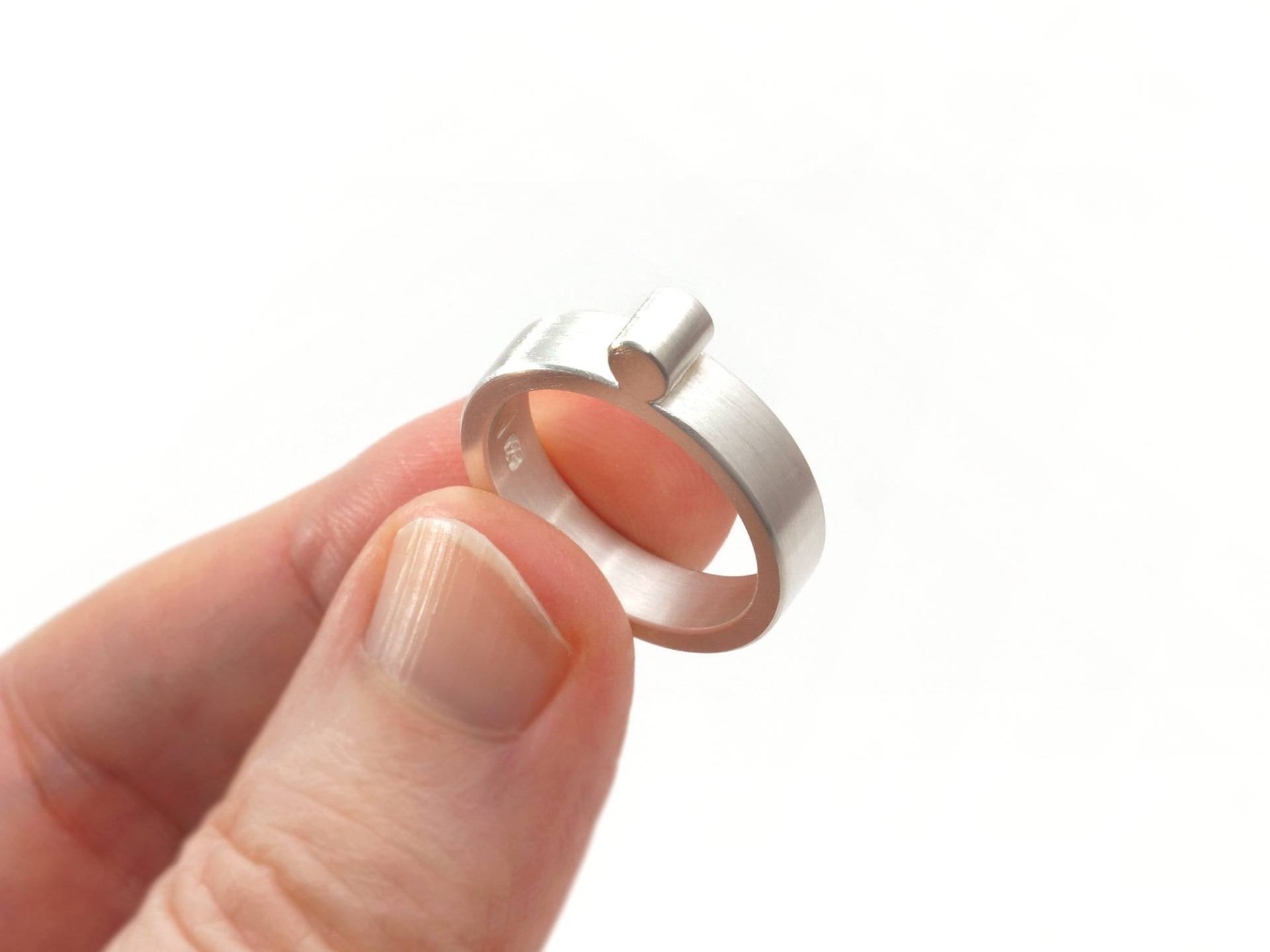 Ring Mit Silberstab, 4, 5mm Ring Mit Silberstab, 4, 5mm von Schmuckwerke
