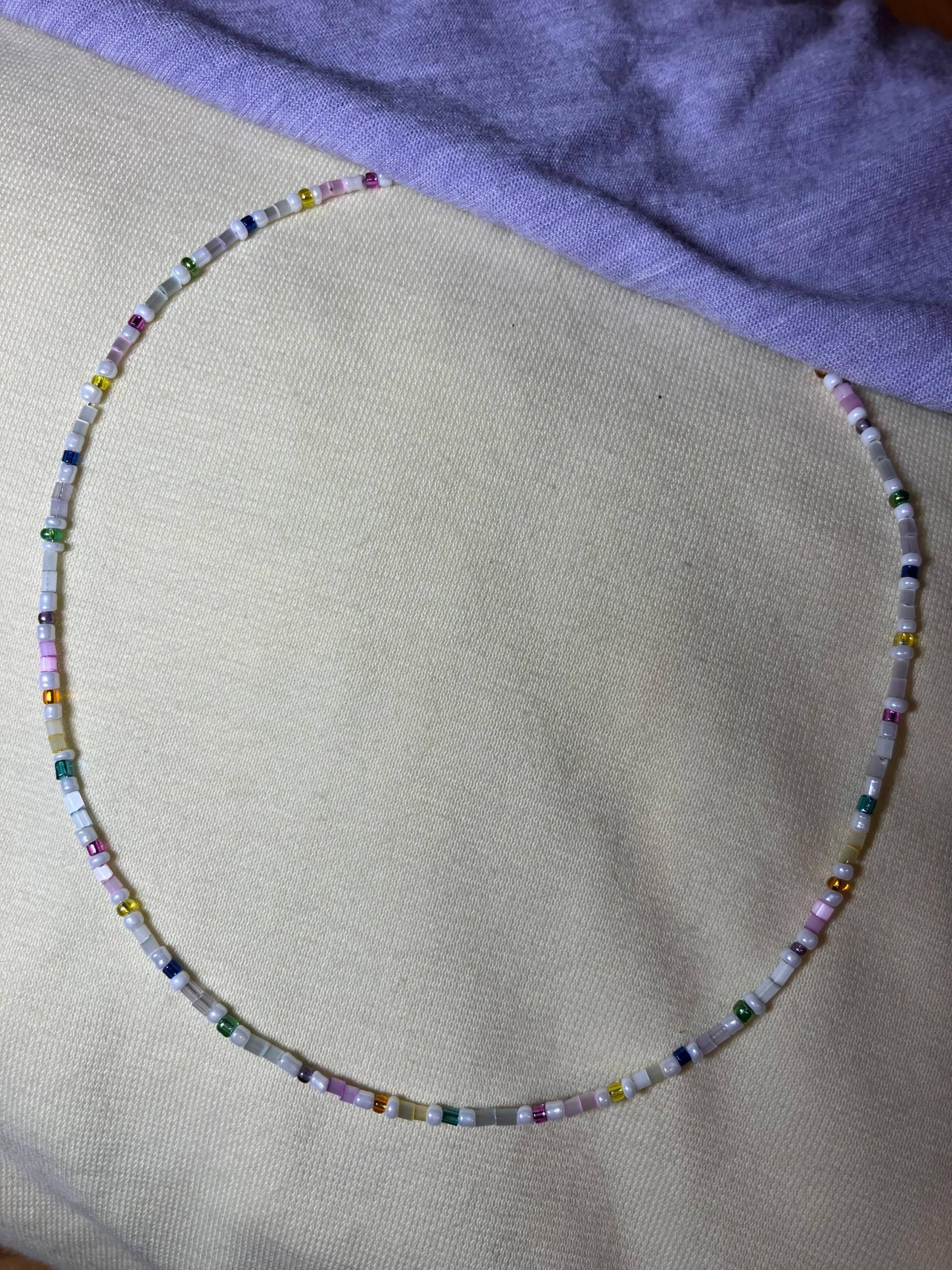 Individuelle Einzelstückhalskette Mit Katzenaugenglas - Und Edelstahlperlen Auf Edelstahldraht, Länge Anpassbar, Wunsch Anhänger Individuelle Einzelstückhalskette Mit Katzenaugenglas - Und Edelstahlperlen Auf Edelstahldraht, Länge Anpassbar, Wunsch Anhänger von Schmuckzauberin