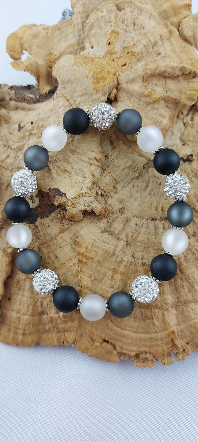 Polarisperlen Armband von SchmueckdichDesign