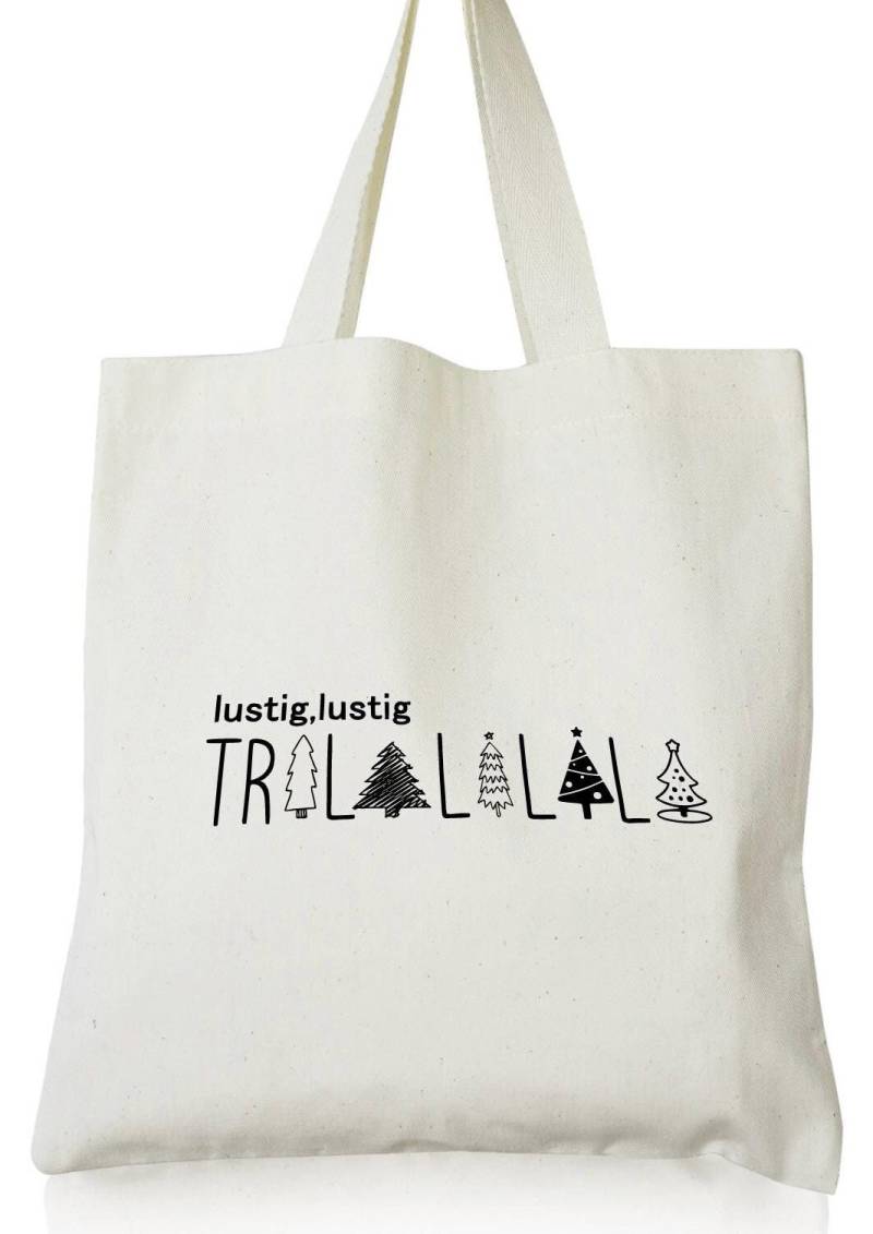 Lustig Lustig Trallalala| Weihnachtstasche| Mitbringsel| Einkaufstasche| Weihnachten| Christmas Gift Lustig Lustig Trallalala| Weihnachtstasche| Mitbringsel| Einkaufstasche| Weihnachten| Christmas Gift von Schmueckerschnucki