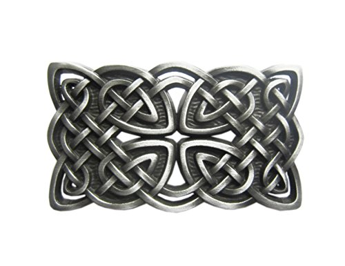 Schnalle123 Gürtelschnalle Celtic Keltischer Knoten 3D Optik für Wechselgürtel Gürtel Schnalle Buckle Modell 103 von Schnalle123