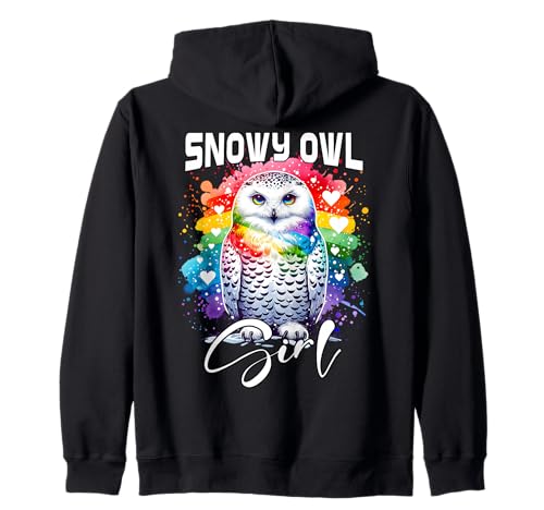 Snowy Owl Mädchen Schnee Eule Schneeeule Kapuzenjacke Snowy Owl Mädchen Schnee Eule Schneeeule Kapuzenjacke von Schnee Eule Schneeeule Designs Damen