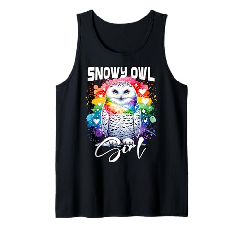 Snowy Owl Mädchen Schnee Eule Schneeeule Tank Top Snowy Owl Mädchen Schnee Eule Schneeeule Tank Top von Schnee Eule Schneeeule Designs Damen