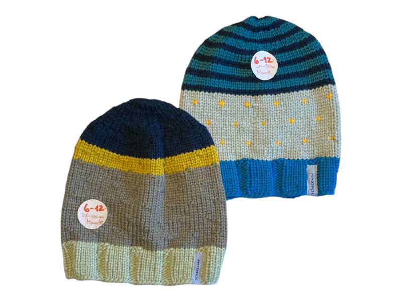 Kindermützen Handgestrickt, 3-6 Monate. Modell Auswählen Über Personalisierung von SchneekindCreativ