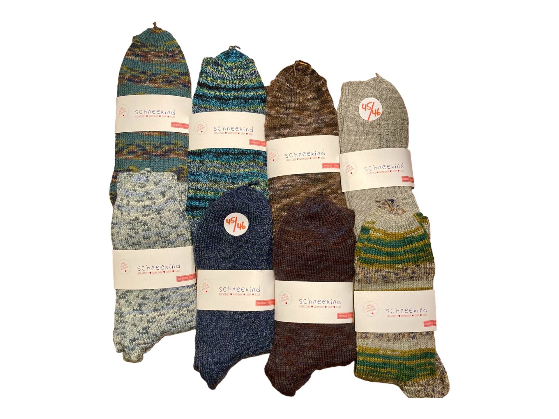 Wollsocken Herren, Handgestrickt, Lokal, Verschiedene Größen, Farben & Muster. Sockenmodell Wählen Über Personalisierung von SchneekindCreativ