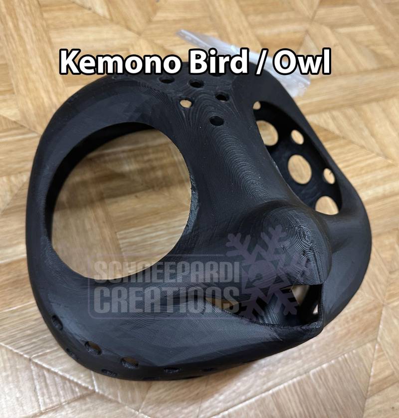 Kemono Bird | Owl 3D Printed Head Base, Static Jaw Kemono Bird | Owl 3D Printed Head Base, Static Jaw von SchneepardiCreations