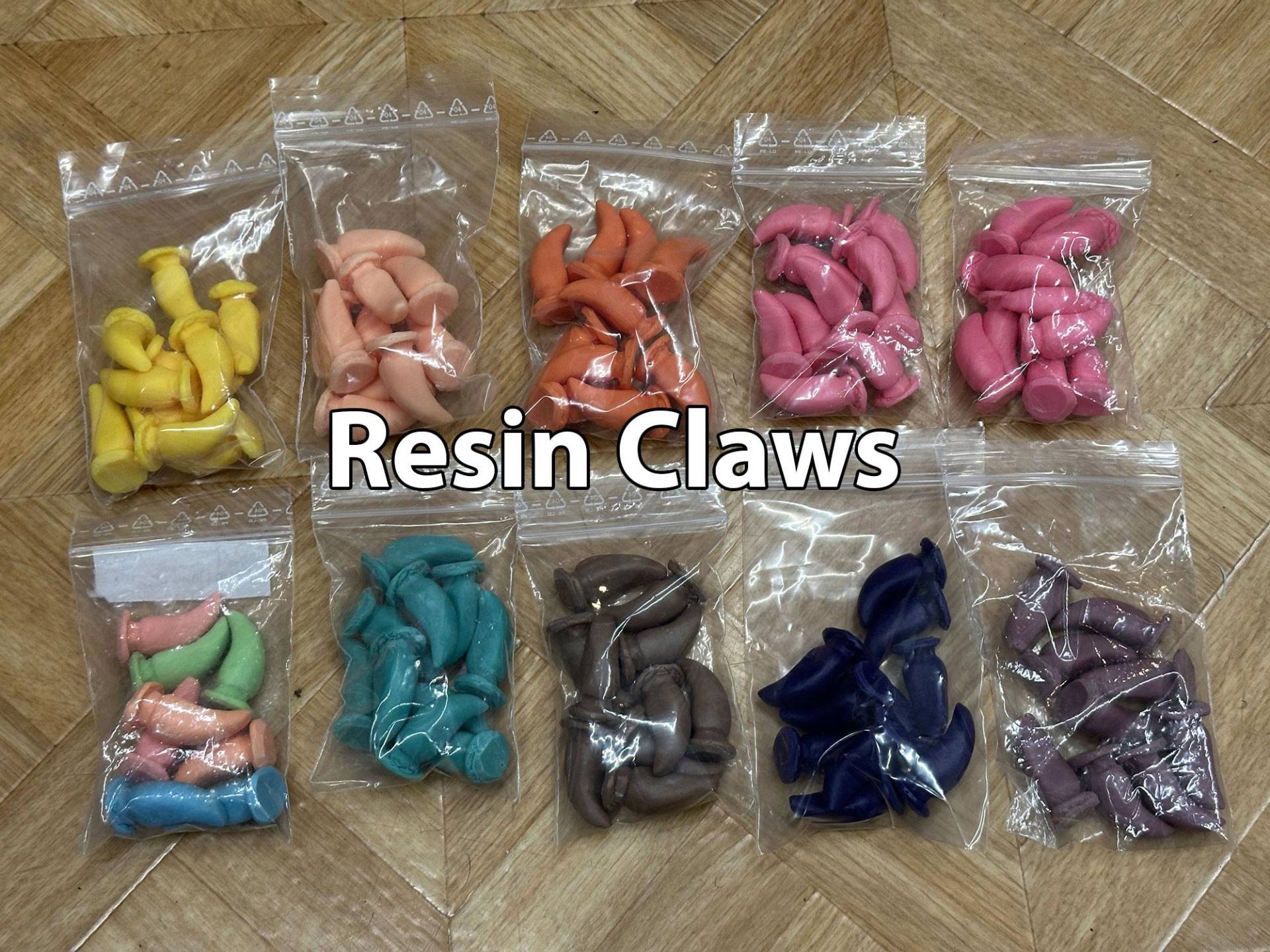 Resin Claws For Fursuit Hand Paws Resin Claws For Fursuit Hand Paws von SchneepardiCreations
