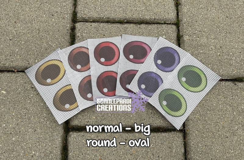 Toony Fursuit Eye Mesh For Fursuits, Cosplay, Costumes von SchneepardiCreations