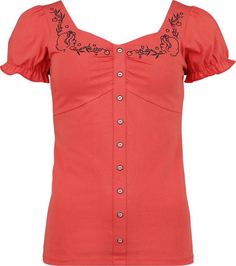 Schneewittchen - Disney T-Shirt - Disney Princess - Picnic Collection - Snow White - M bis XXL - für Damen - Größe L - rot  - EMP exklusives von Schneewittchen