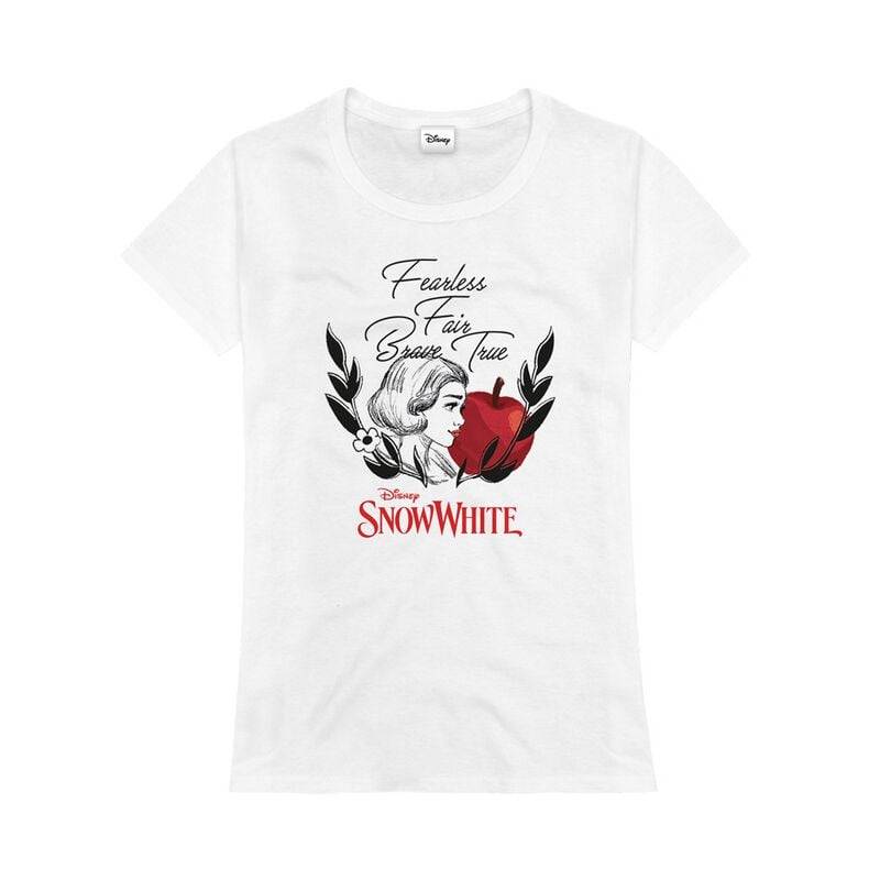 Schneewittchen Fearless T-Shirt weiß in XXL von Schneewittchen