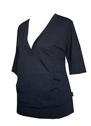 Schneider Sportswear Damen Maggie Shirt Pulli T-Shirt Micro-Modal (40, schwarz) von Schneider Sportswear